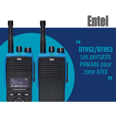 DT952 / DT953 : Les portatifs PMR446 spécifiques zone ATEX
